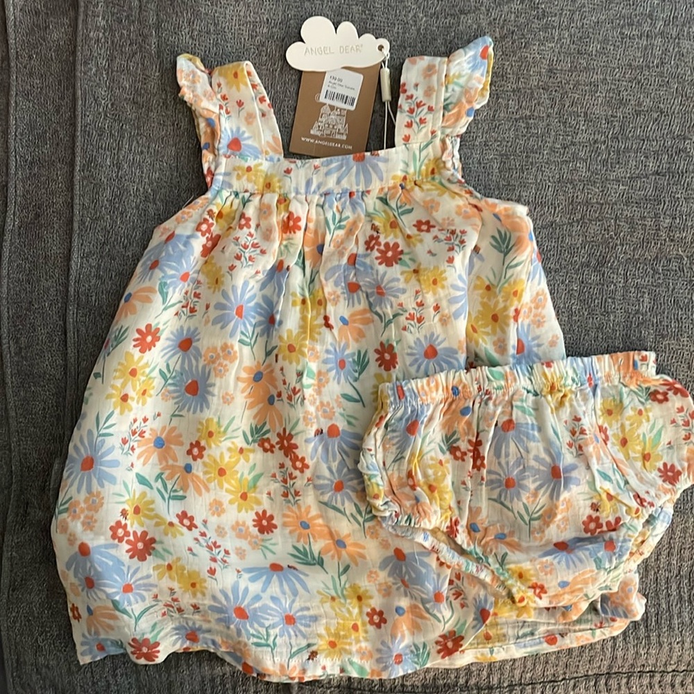 NWT Angell Dear sundress size 6 to 12 months